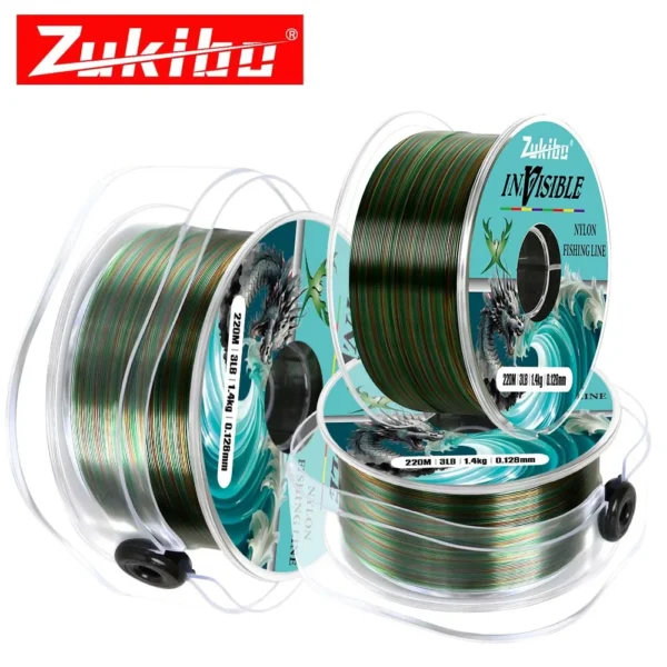 ZUKIBO JIAOLONG 220M 350MSuper Strong Mono Fishing Line Japan Monofilament Fishing Line Carp Fly Nylon Fishing Line Tackle Pesca
